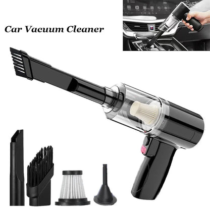 Car Vacuum Cleaner 120000PA Powerful Cleaning Machine Cars Cleaner Mini Wireless Portable Hand Held Cleaner for Home Appliance