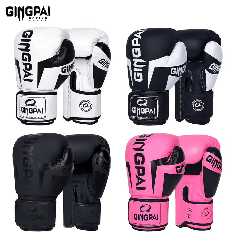 6/8/10/12Oz Kids Women/Men Boxing Gloves Sanda Sparring Muay Thai MMA Karate Punch Training Mitts Kickboxing Boxe De Luva DEO