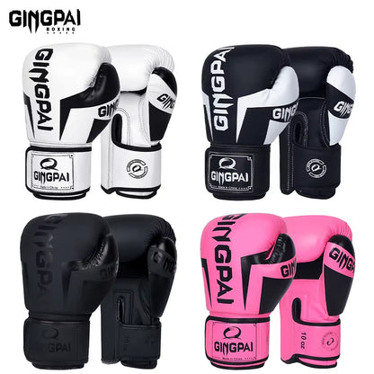 6/8/10/12Oz Kids Women/Men Boxing Gloves Sanda Sparring Muay Thai MMA Karate Punch Training Mitts Kickboxing Boxe De Luva DEO