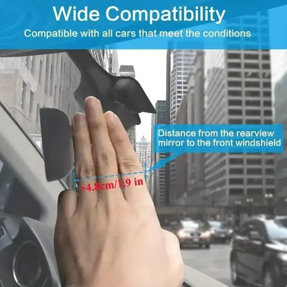 360 Universal Car Phone Holder Rearview Mirror Mount Car Phone Bracket Navigation GPS Stand Foldable Mobile Cell Support in Car