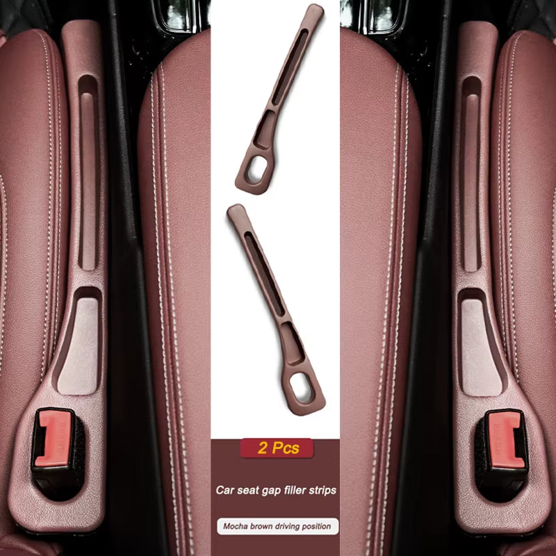 2 Pcs Universal Car Seat Gap Plug Strip Side Seam Car Gap Filler Leak Proof Seat Gap Storage Organizer Interior Decoration