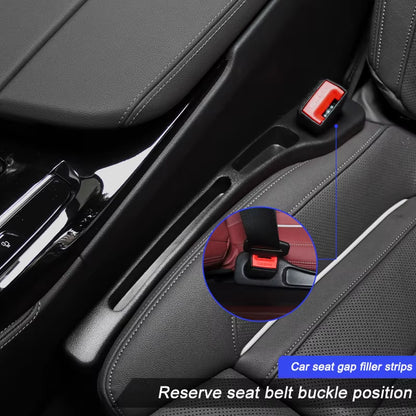 2 Pcs Universal Car Seat Gap Plug Strip Side Seam Car Gap Filler Leak Proof Seat Gap Storage Organizer Interior Decoration