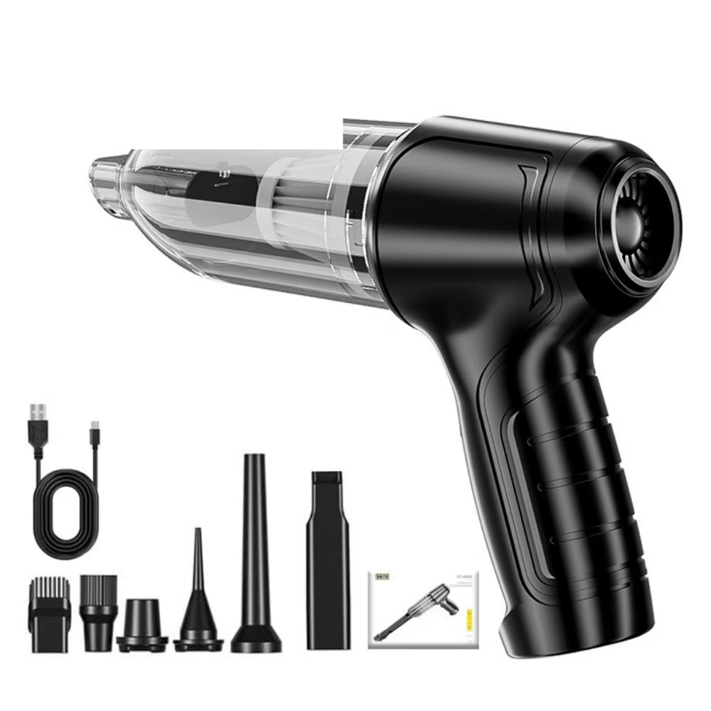 Suitu Car Mounted Vacuum Cleaner, Wireless Home and Car Dual-Purpose Dry and Wet Vacuum Cleaner, High-Power Portable Handheld VA